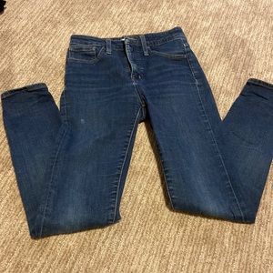 Curvy high rise skinny madewell jeans size 25